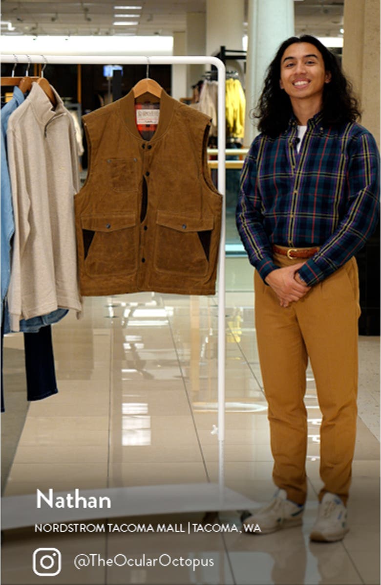 Water Resistant Waxed Cotton Hunting Vest, sales video thumbnail