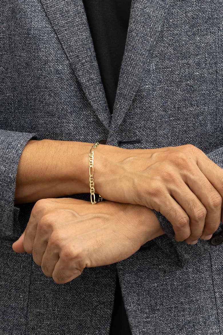 14K Yellow Gold Figarucci Bracelet, Alternate, color, Yellow Gold