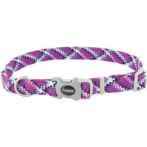 Active Woven Reflective Dog Collar, Small 5/8 Inch, Adjustable