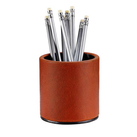 Leather Pencil Cup