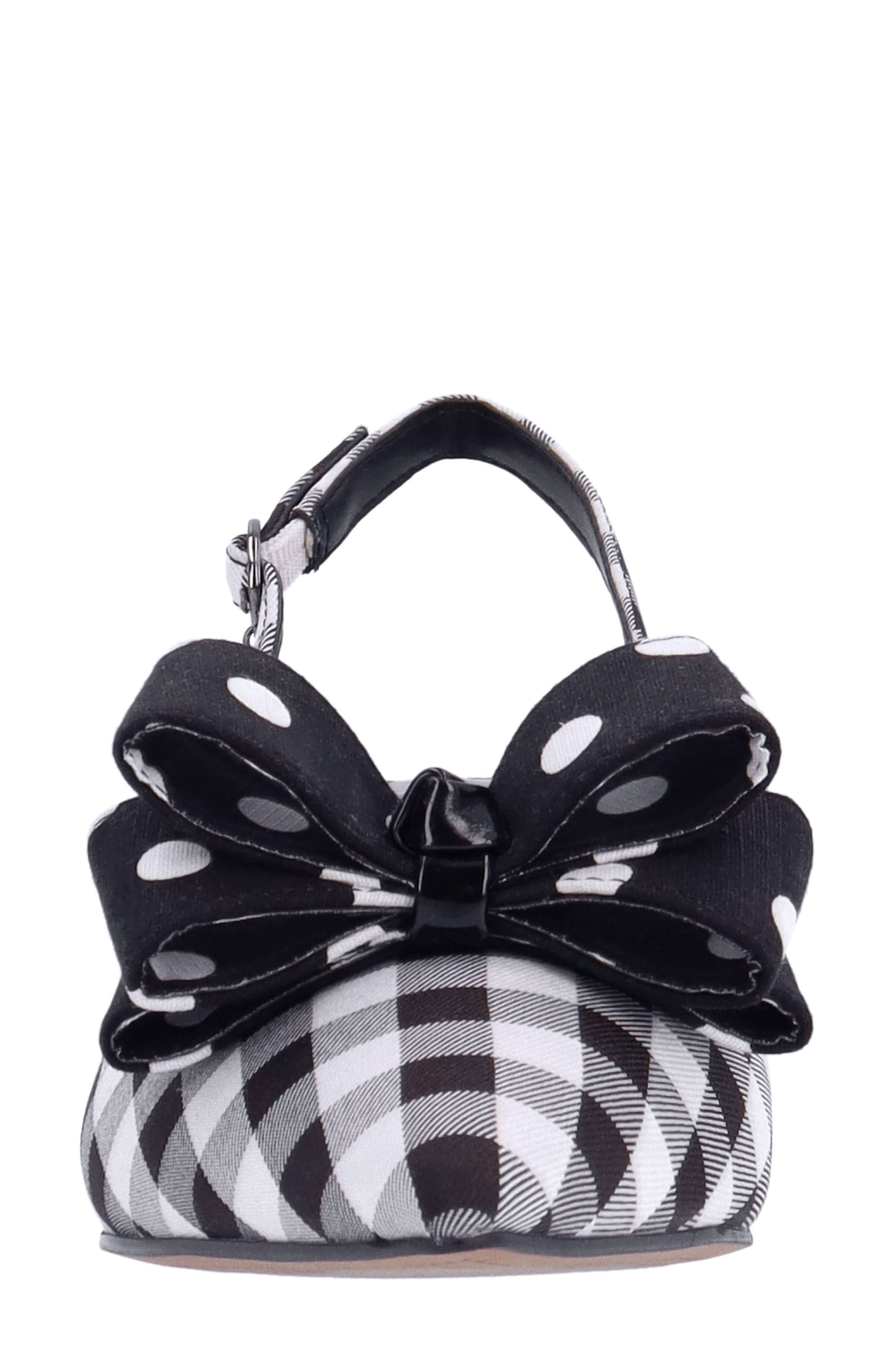 J. Reneé Kimma Pointed Toe Pump, Alternate, color, Black/ White