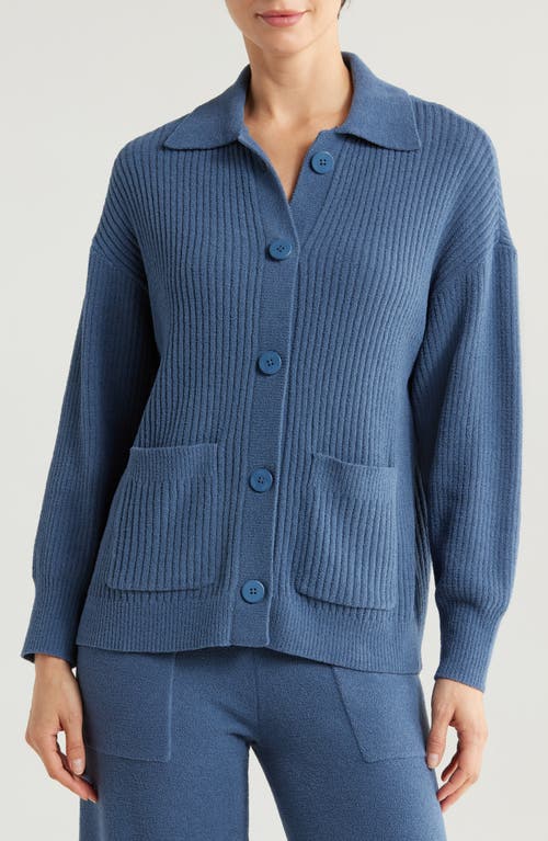 Ugg(r) Junipher Cozy Knit Lite Cardigan In Desert Blue