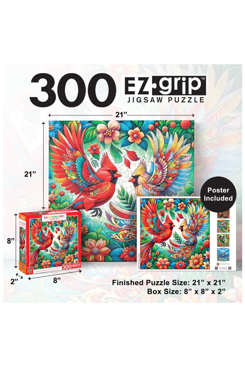 Springtime Dance 300 Piece Jigsaw Puzzle, Alternate, color, Multicolor