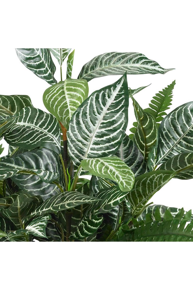25-in Mix Greens Artificial Plant, Alternate, color, Green