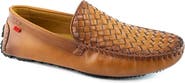 Marc Joseph New York Spring St Leather Venetian Weave Driver Loafer
