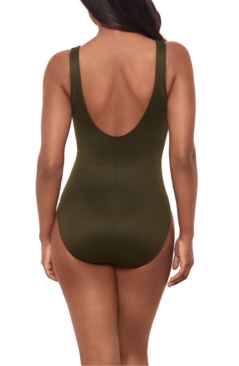 Miraclesuit<sup>®</sup> Rock Solid Revele One-Piece Swimsuit, Alternate, color, Nori