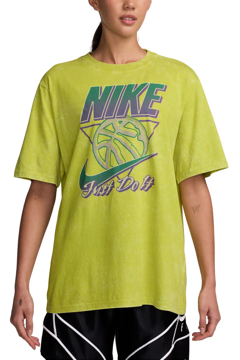 Sportswear JDI Graphic T-Shirt, Main, color, BRIGHT CACTUS