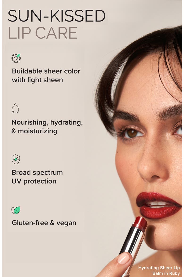 Hydrating Sheer Lip Balm Crystal SPF 30, Alternate, color, Shimmer