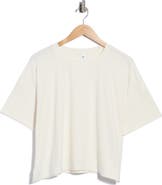 90 DEGREE BY REFLEX Super Soft Deluxe Boxy Cropped T-Shirt