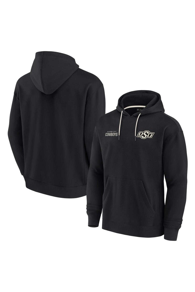 Unisex Fanatics Signature Black Oklahoma State Cowboys Elements Super Soft Fleece Pullover Hoodie, Main, color, Black