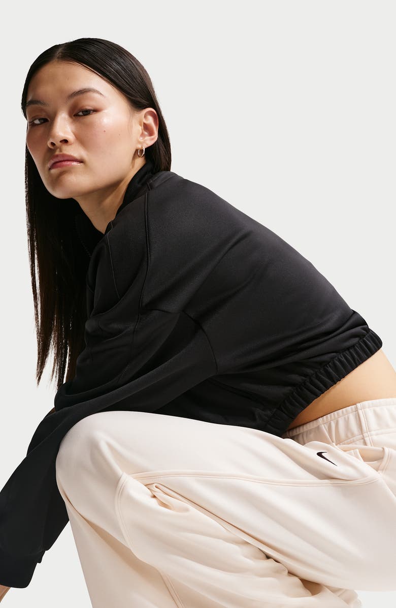 Nike Sportswear Wide Leg Track Pants, Alternate, color, Chalk/ Chalk/ Black