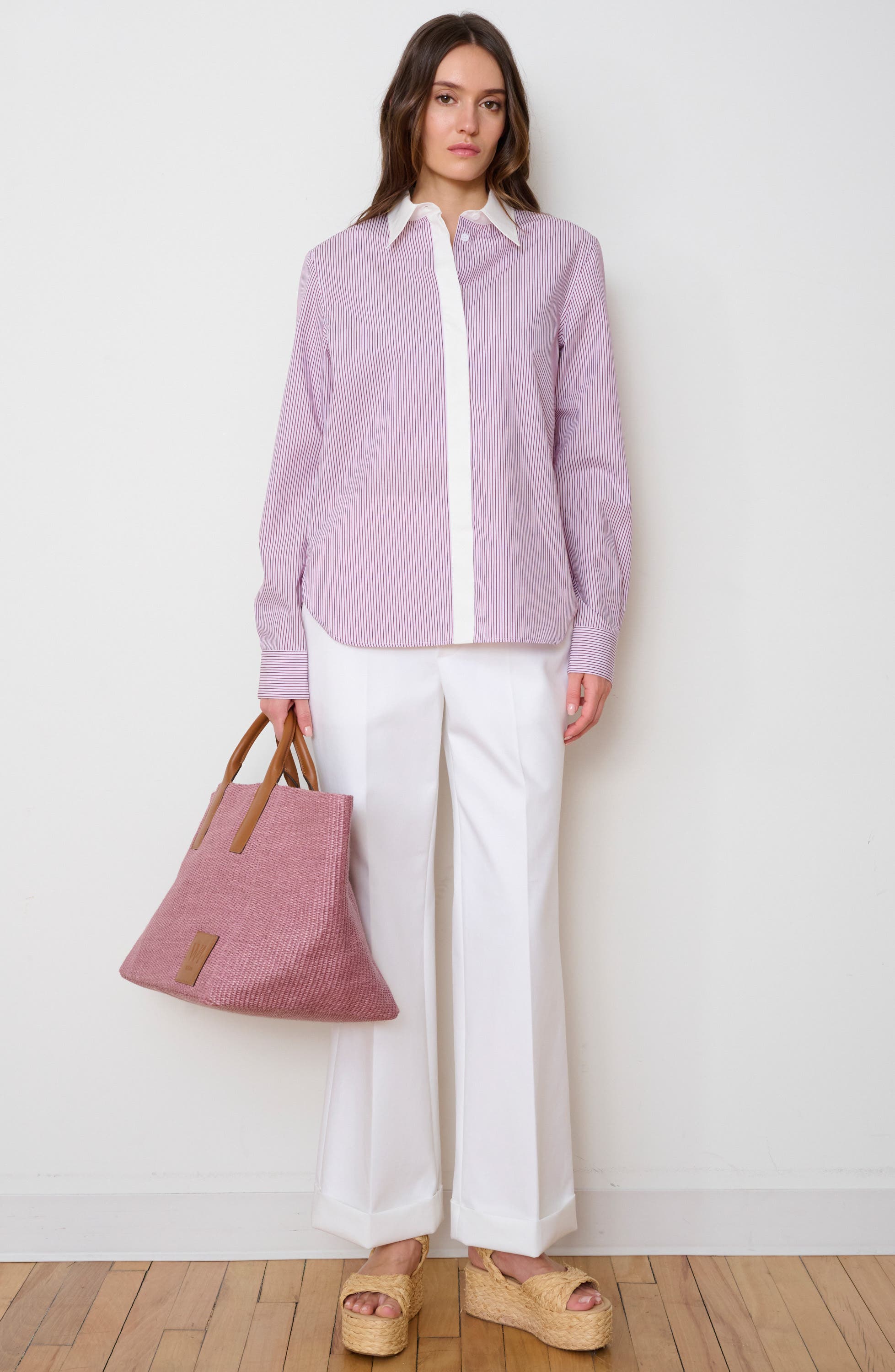 The Riviera Tote, Alternate, color, RASPBERRY