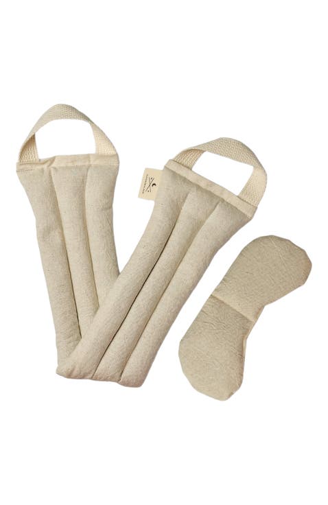 Eye Mask + Neck Wrap Bundle - Natural