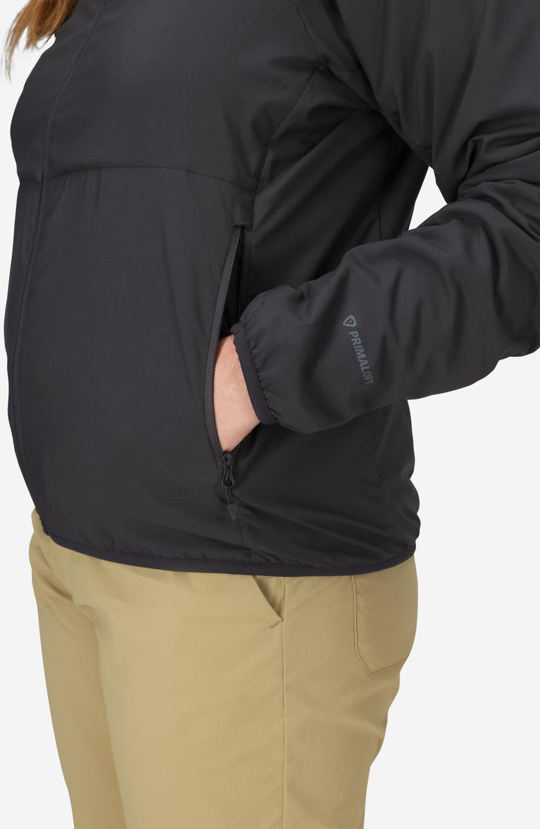 Marmot Aerothermal Hooded Jacket, Alternate, color, Black