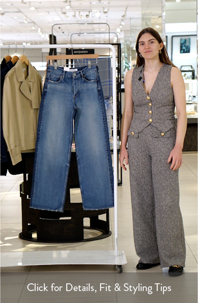 Phillipston High Waist Loose Fit Straight Leg Jeans, sales video thumbnail