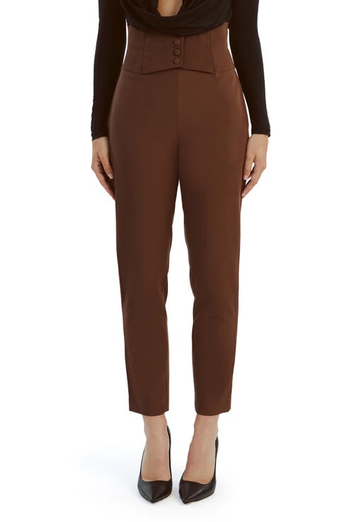 Corset High Waist Ankle Pants