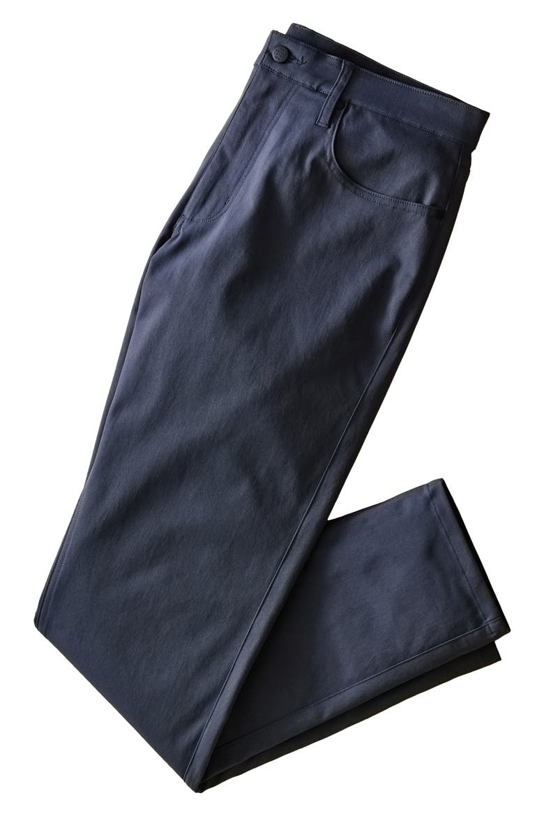 The Five-Pocket Undercover Slim Straight Leg Tech Pants, Alternate, color, INDIA INK