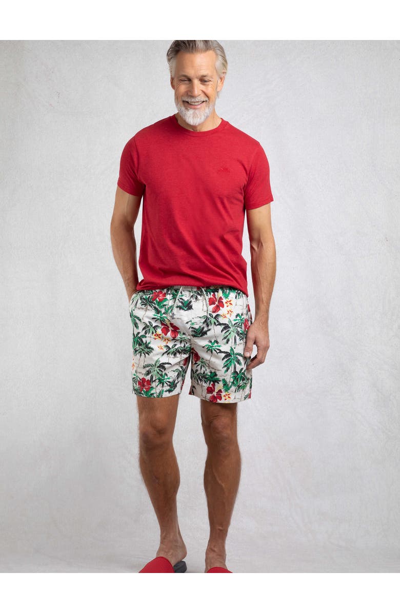 Weird Fish Belukha Printed Swim Shorts, Alternate, color, Peapod