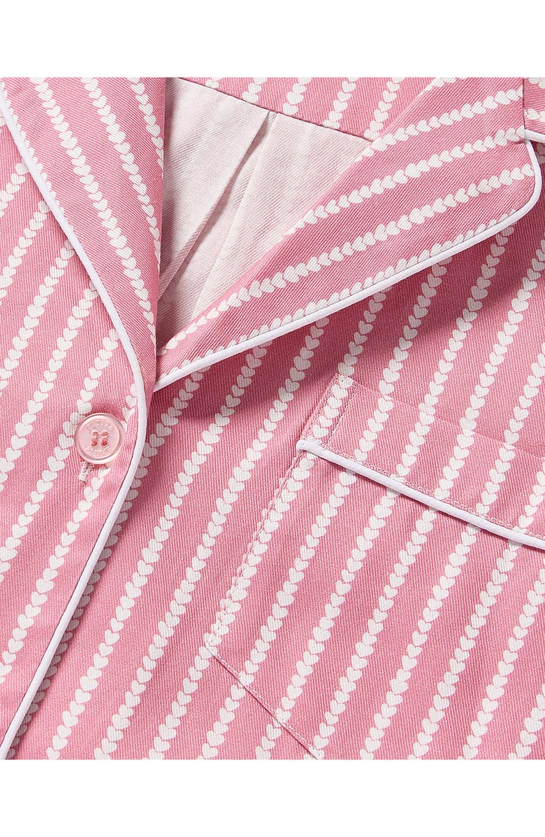 Petite Plume Love Cotton Twill Pajamas, Alternate, color, 