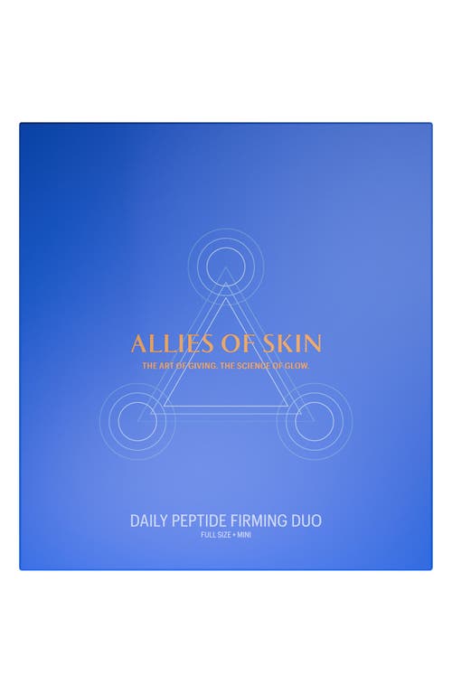 Allies Of Skin Daily Peptide Firming Set $122 Value In Transparent