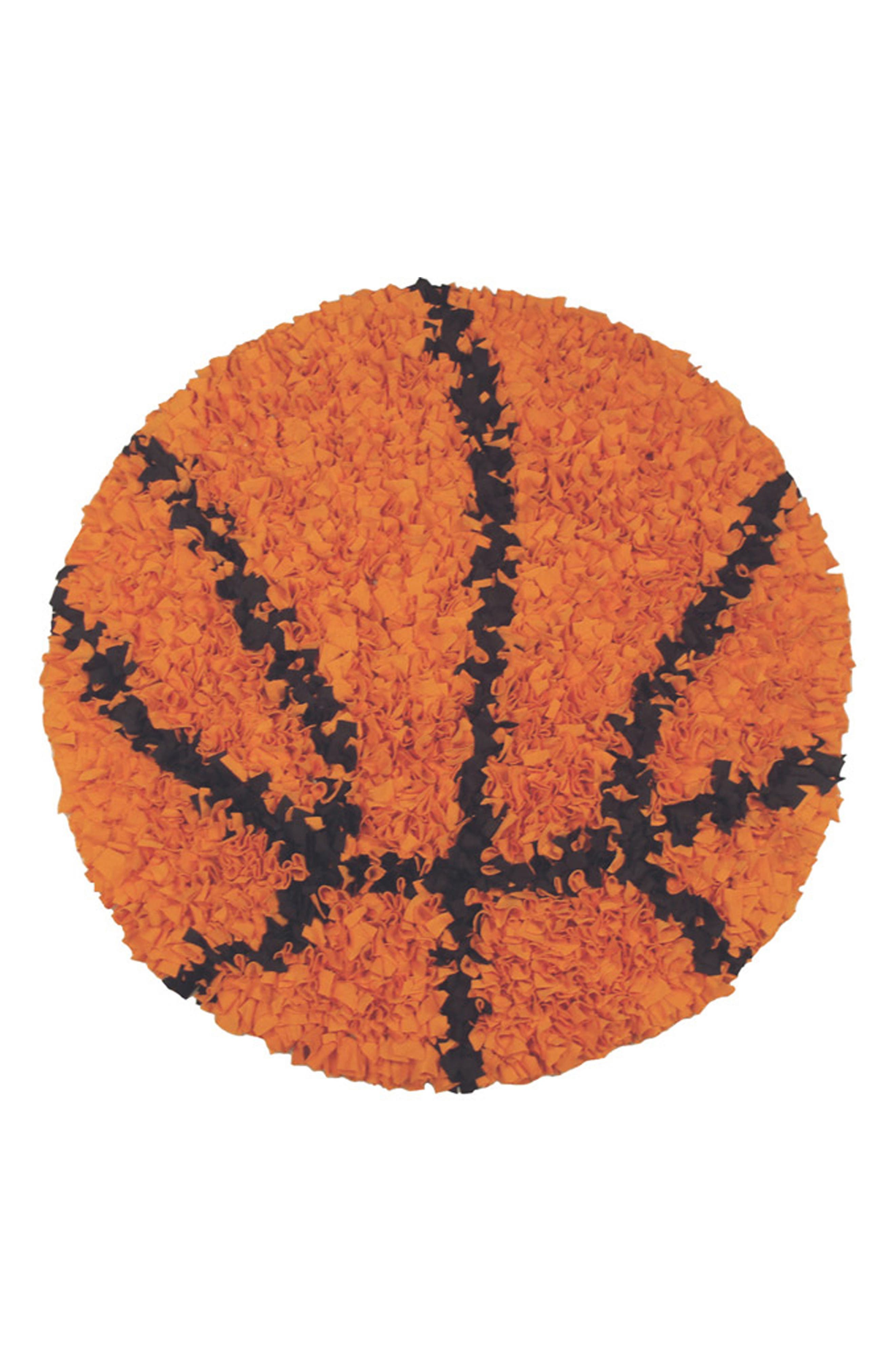 R16 HOME Shaggy Raggy Basketball Rug
