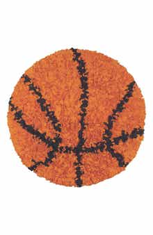 R16 HOME Shaggy Raggy Basketball Rug