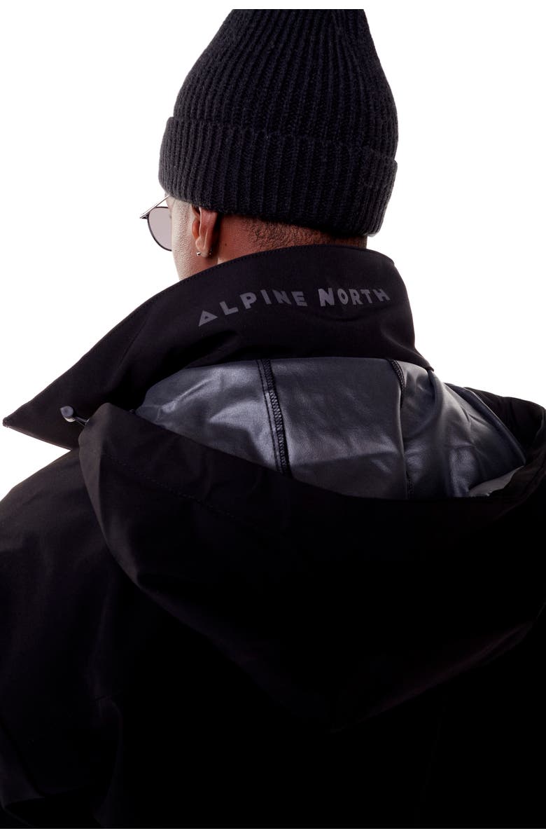 Alpine North CARMACKS - Gender Inclusive, Midweight Rain Shell Jacket, Alternate, color, Black