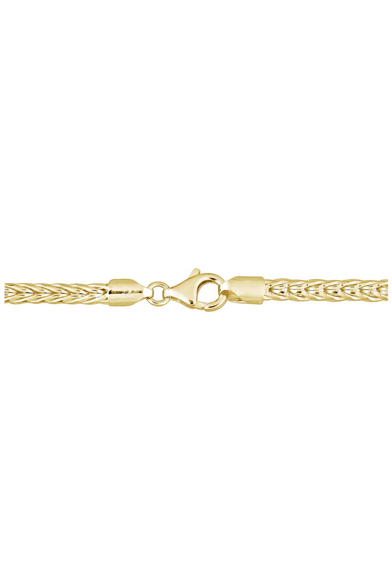 Men's Foxtail Chain Bracelet, Alternate, color, YELLOW