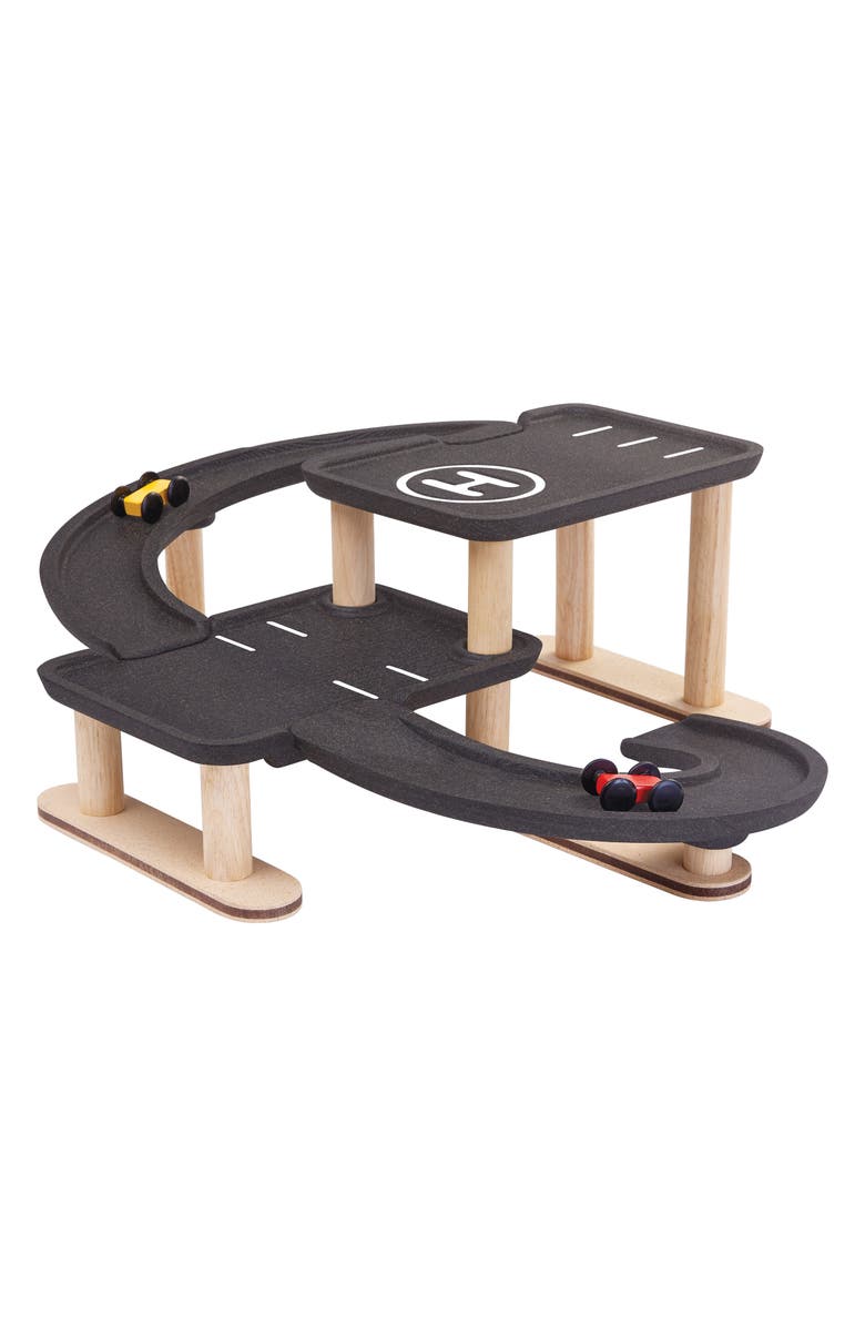 PlanToys<sup>®</sup> Race 'N' Play Parking Garage Playset, Main, color, Assorted