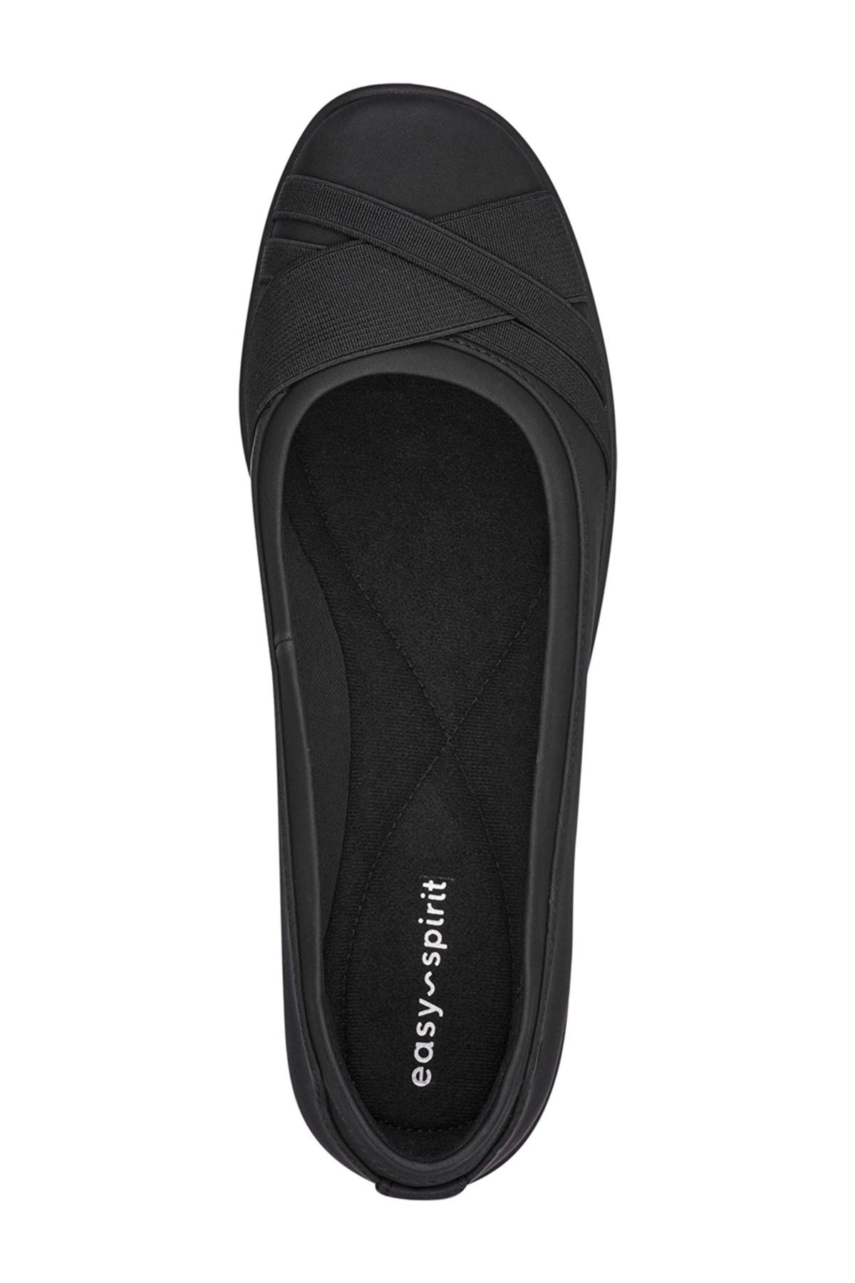 Easy Spirit Acasia Criss-Cross Flat - Wide Width Available, Alternate, color, 