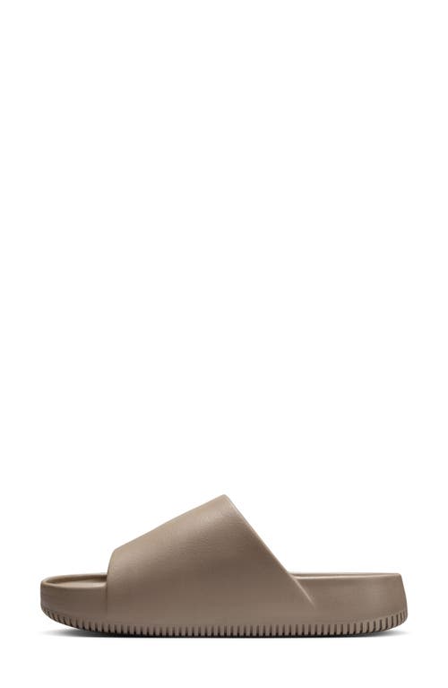 Nike Women's Calm Slides In Mink Brown/brown