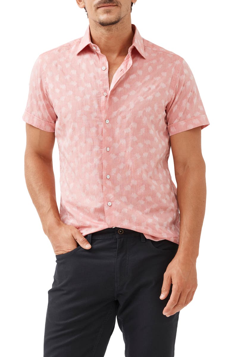 Rodd & Gunn Ashburton Short Sleeve Button-Up Shirt, Main, color,