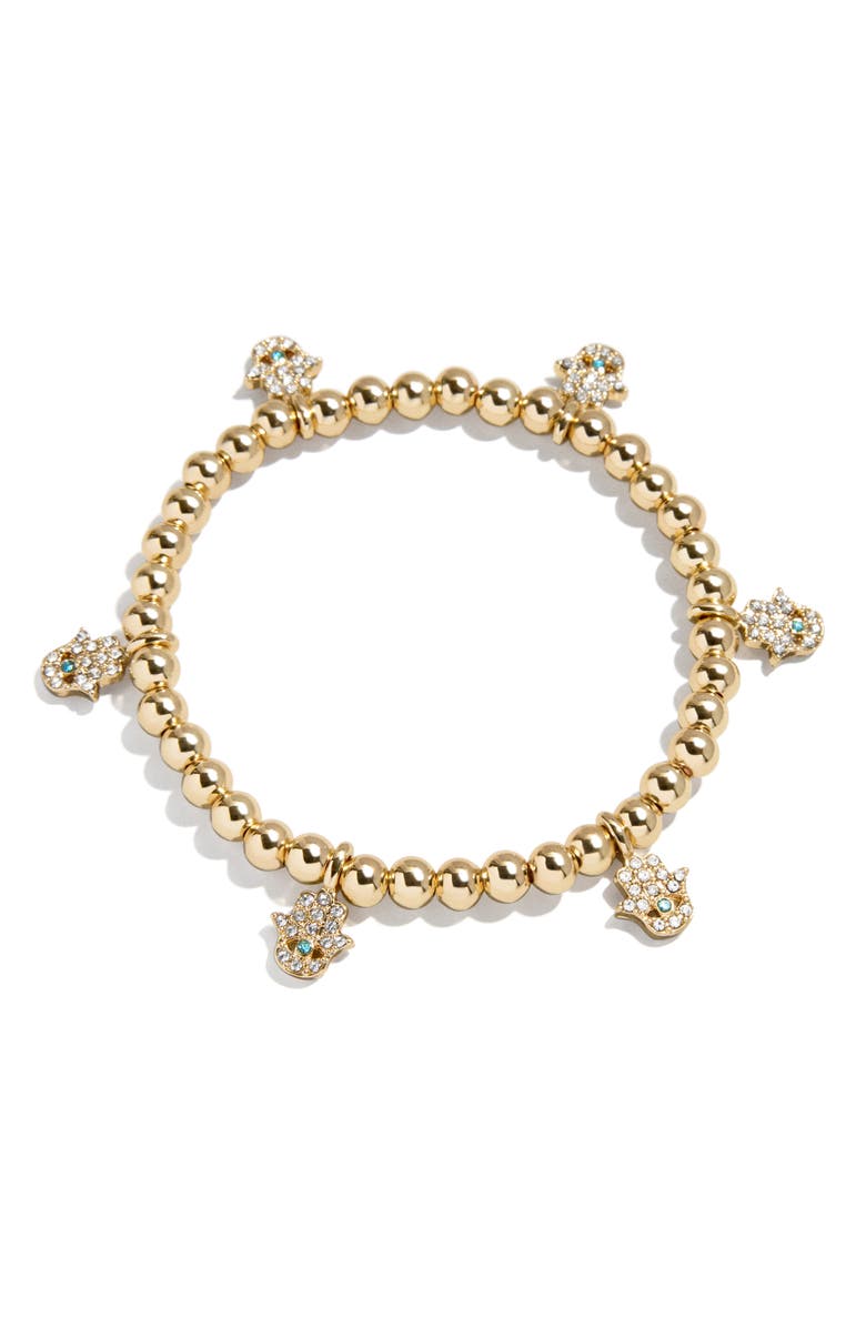BaubleBar Divine Energy Pisa Bracelet, Main, color, Goldtone/ Clear
