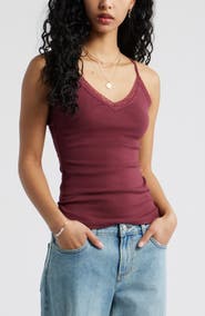 BP. Lace Trim V-Neck Camisole