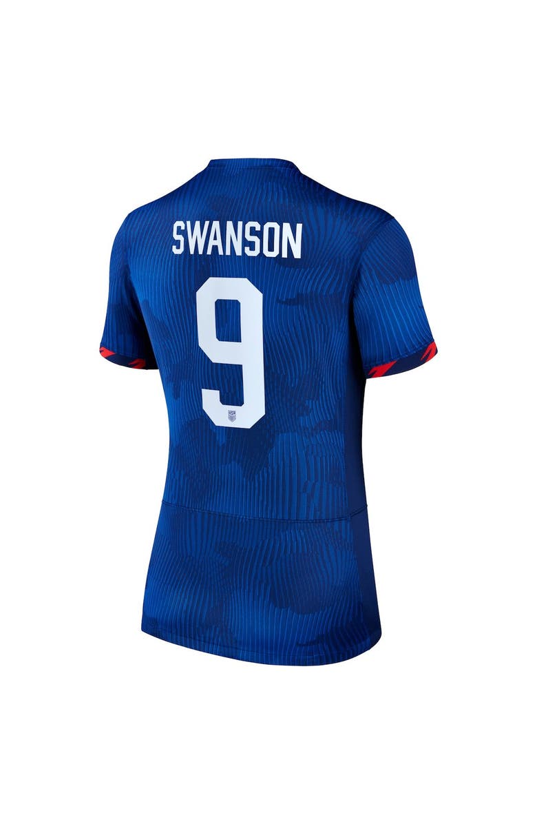 Nike Women's Nike Mallory Swanson Royal USWNT 2023 Away Replica Jersey, Alternate, color, 