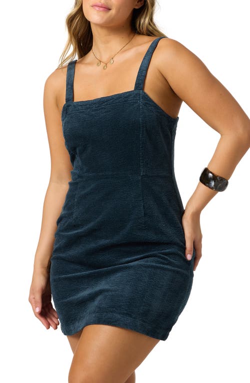 O'neill Langford Cotton Blend Corduroy Sundress In Gray