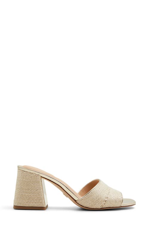 Ted Baker London Chloe Slide Sandal In Gold