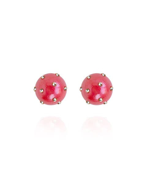 Gaia Jet Petite Earrings