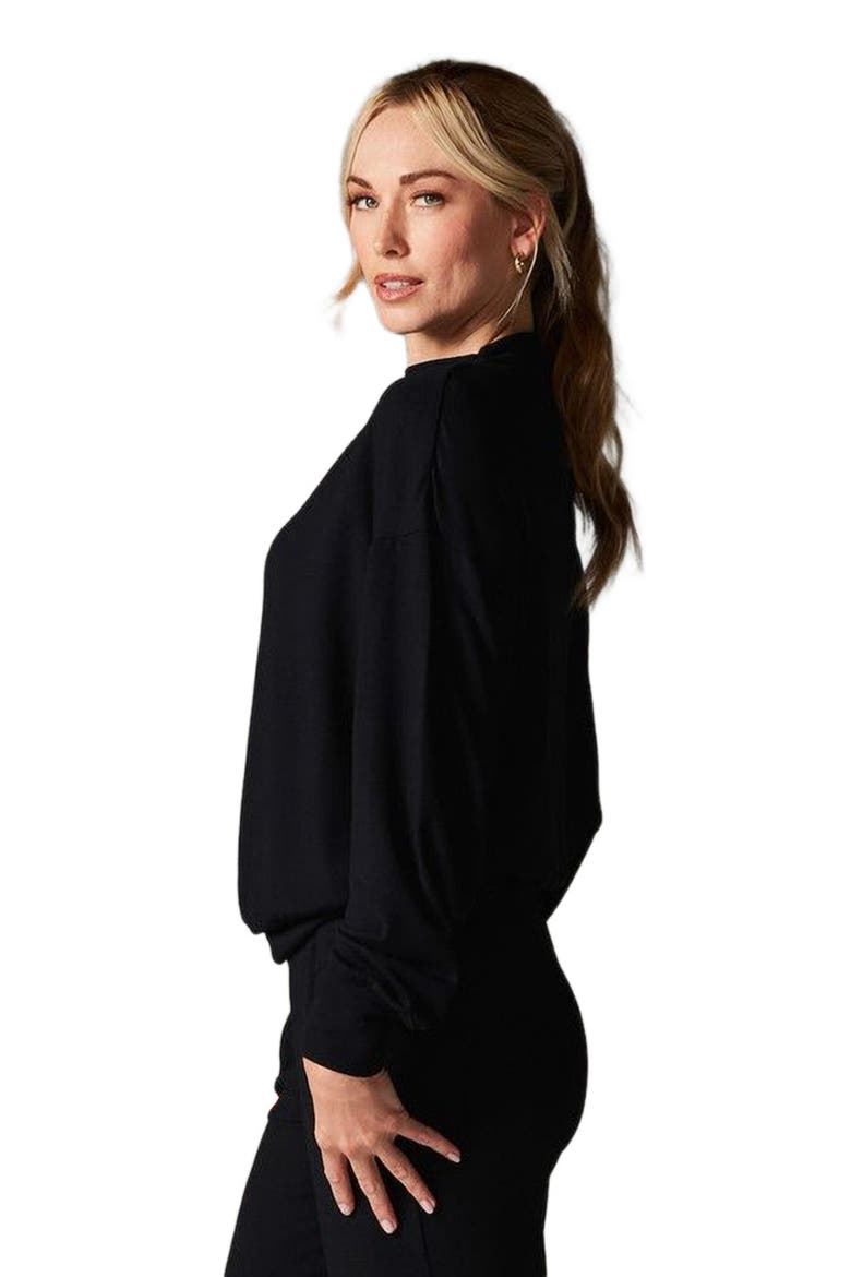 Slope Crew Sweatshirt, Alternate, color, EBONY
