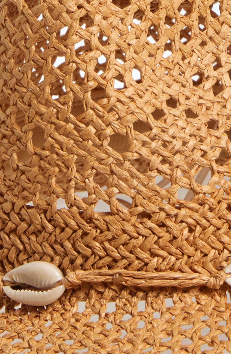 The Accessory Collective Kids' Shell Trim Cowboy Hat, Alternate, color, 