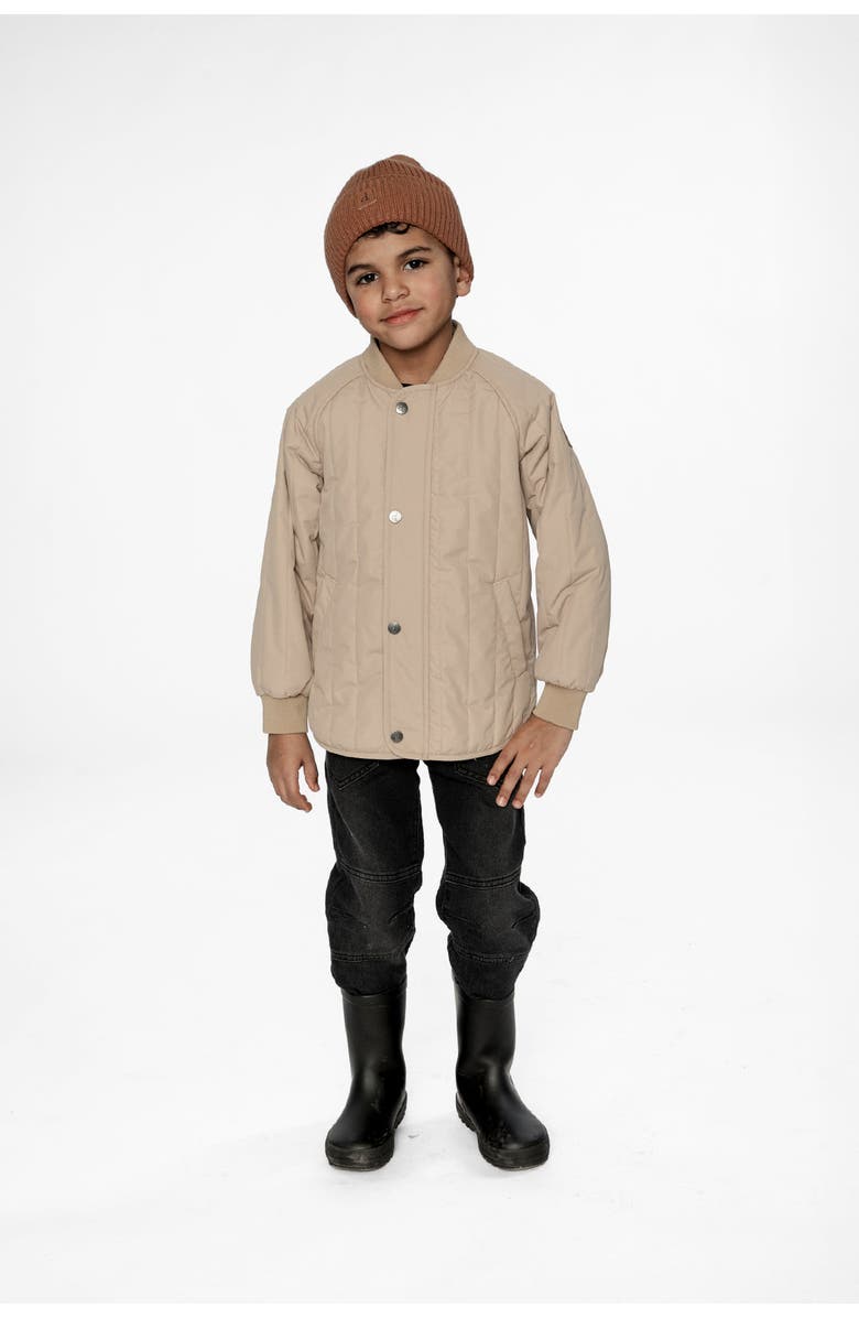 Deux par Deux Quilted Raglan Sleeve Zip Pocket Jacket, Alternate, color,