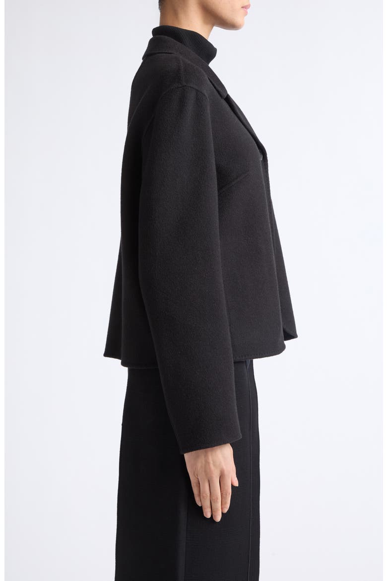 Wool & Cashmere Notch Lapel Blazer, Alternate, color, BLACK
