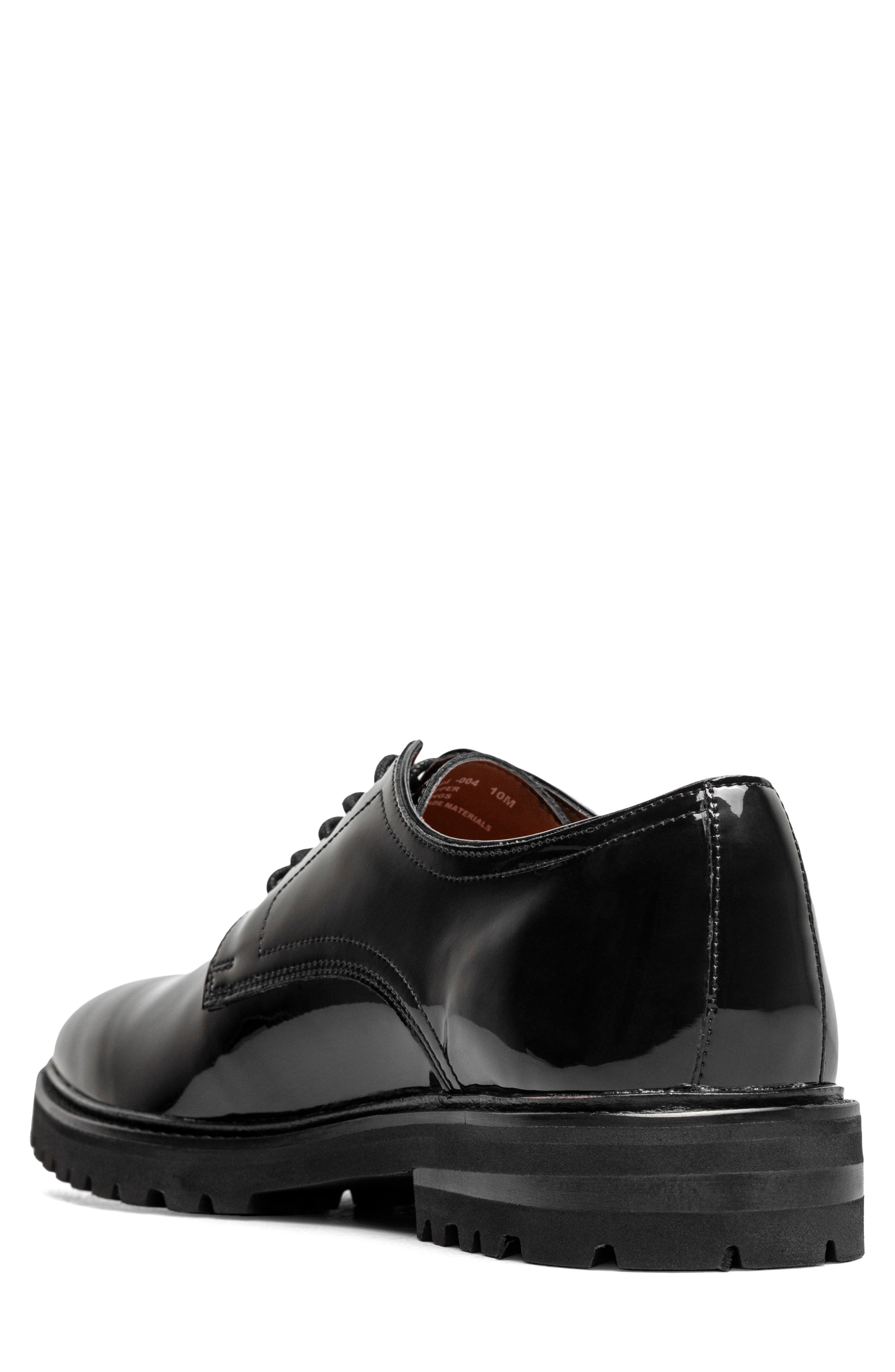 Hartcliffe Plain Toe Derby, Alternate, color, BLACK PATENT