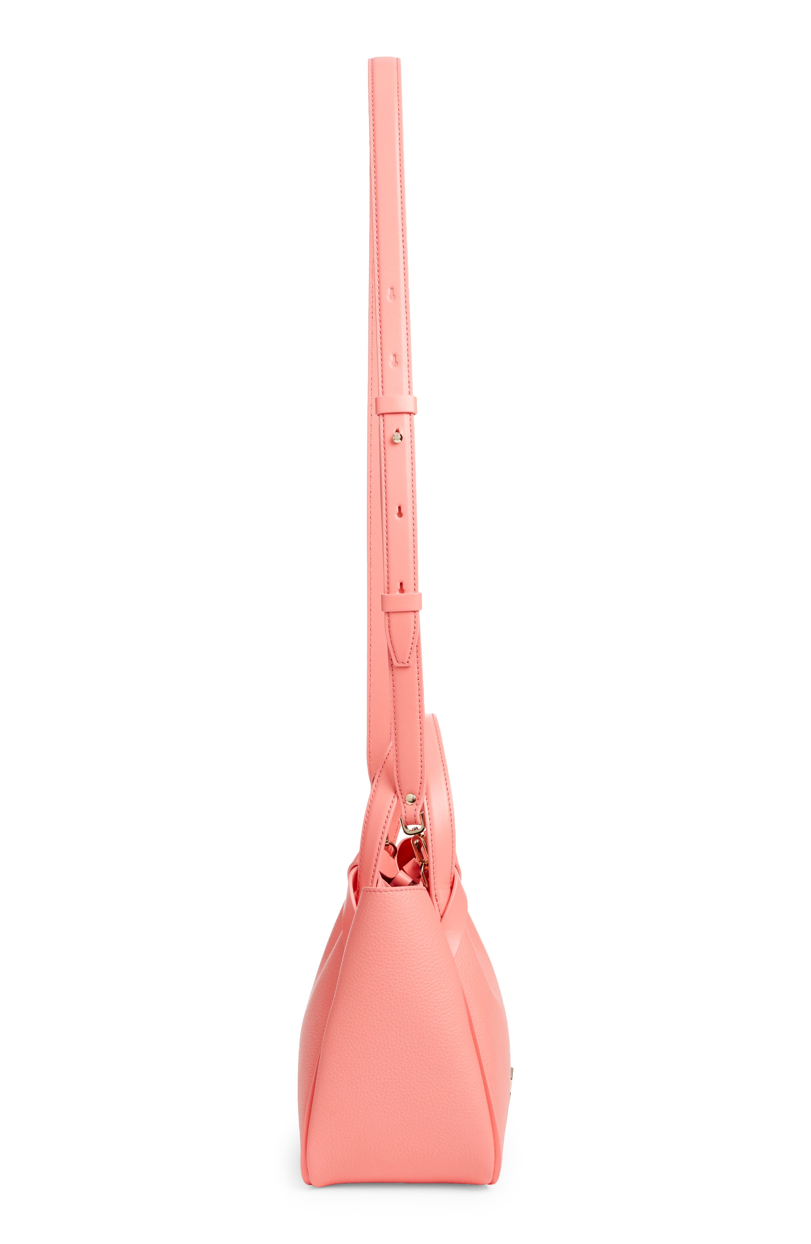 Christian Louboutin Mini Bettina Leather Tote, Alternate, color, 9136 Grapefruit