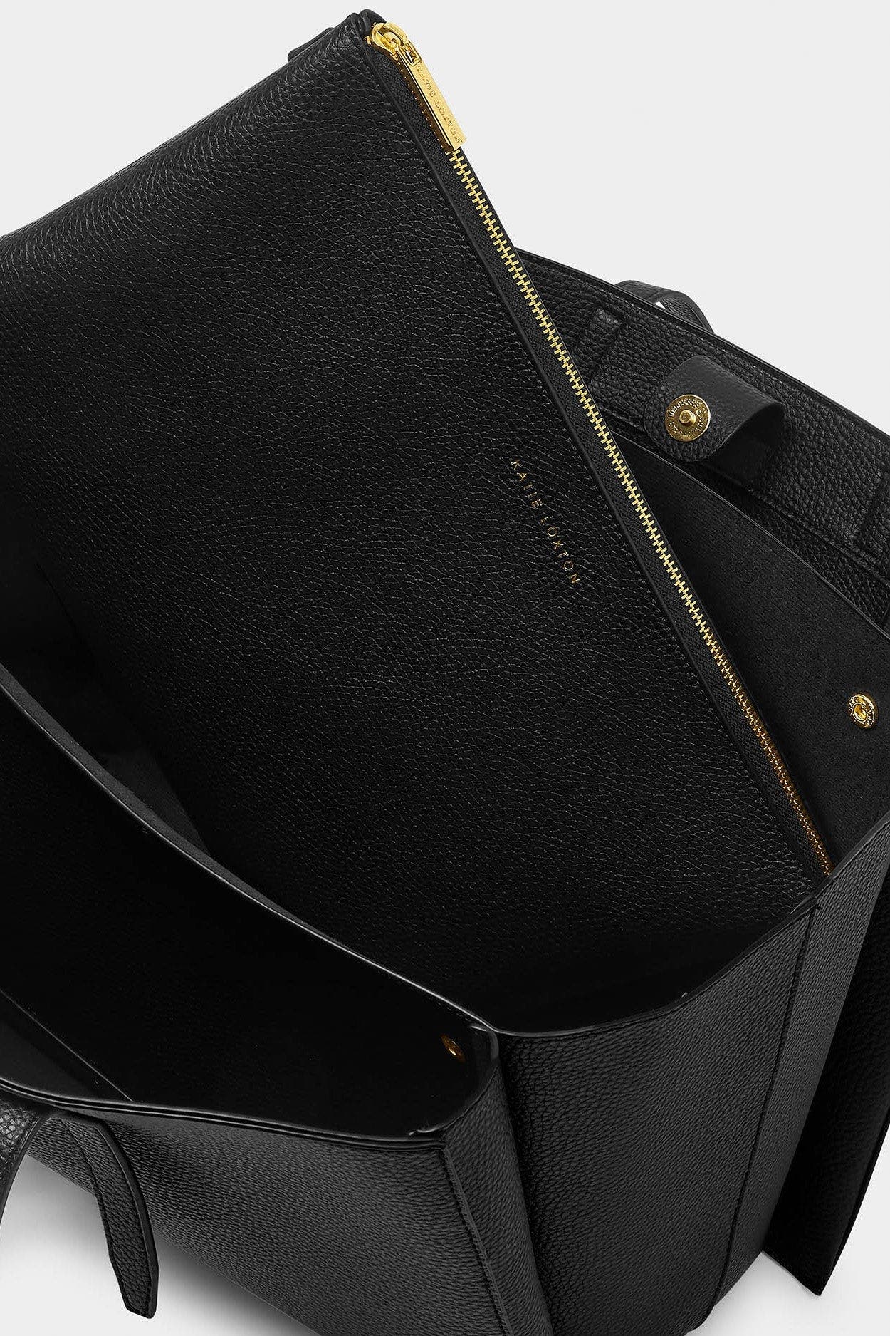 Katie Loxton Tabi Large Tote Bag, Alternate, color, Black