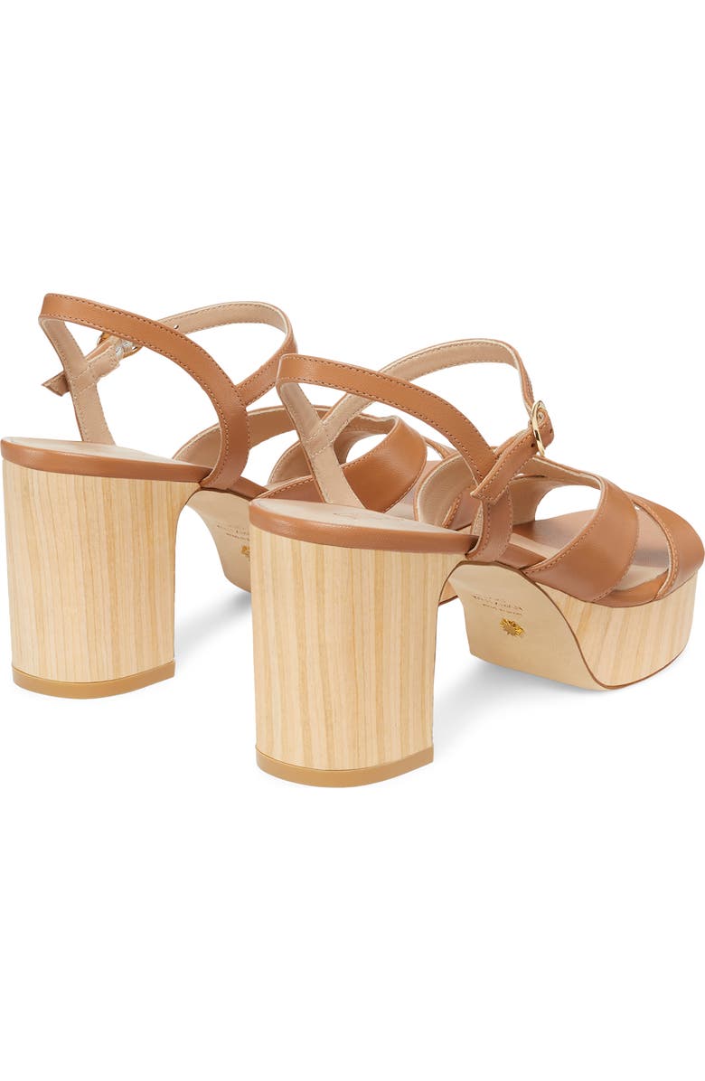 Stuart Weitzman Carmen Midi Platform Sandal, Alternate, color, Tan/ Sand