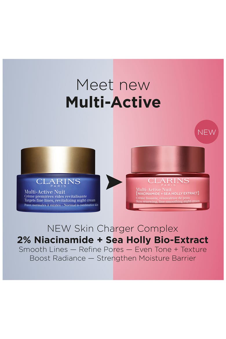 Multi-Active Night Moisturizer for Lines, Pores, Glow with Niacinamide, Alternate, color, NO COLOR