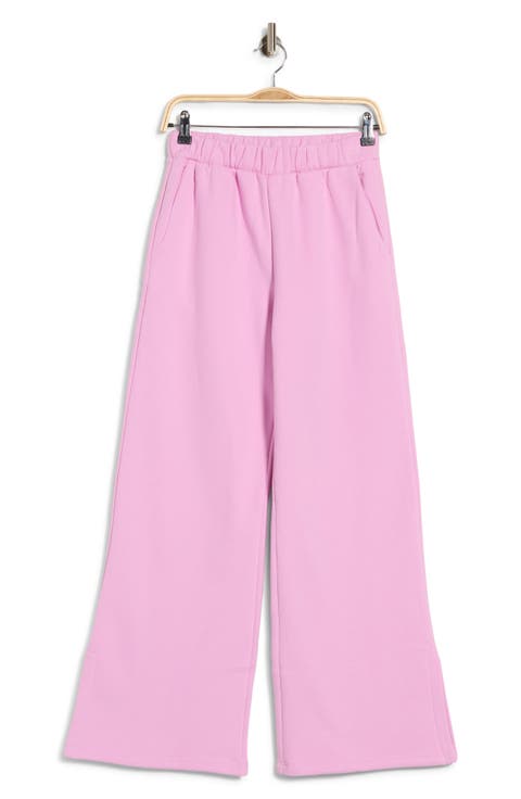 Open Ended Mid Rise Wide Leg Pants