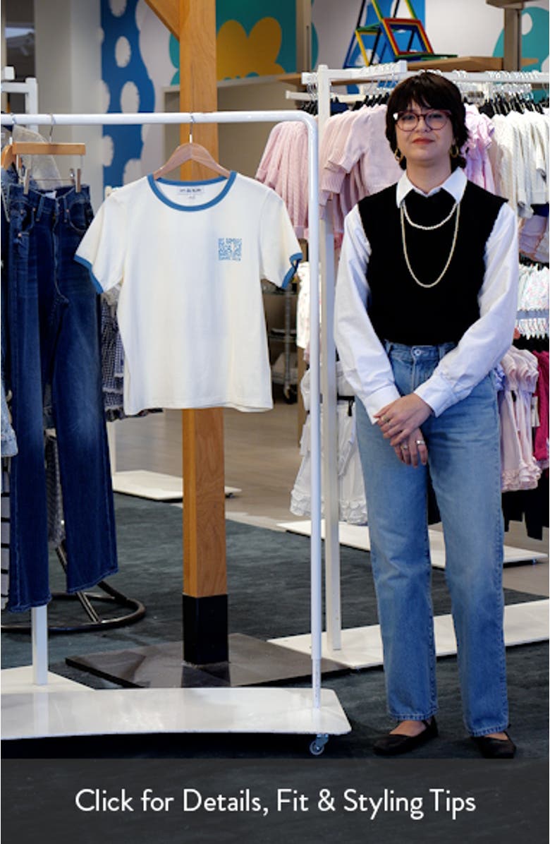 Barcelona Cotton Graphic Ringer T-Shirt, sales video thumbnail