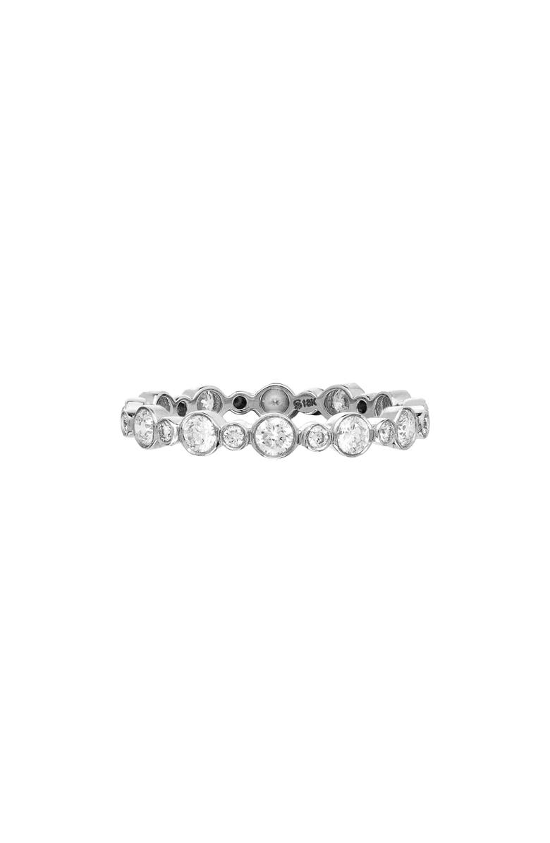 Sethi Couture Aurelia Diamond Bezel Ring, Main, color, White Gold